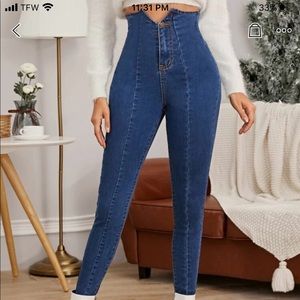 High Waist Jeggings SHEIN